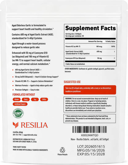 Resilia Aged Odorless Garlic