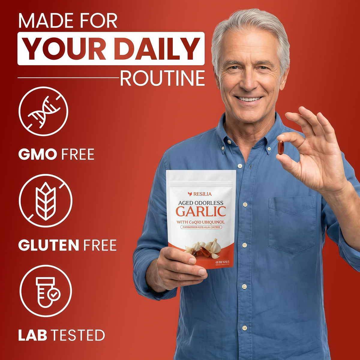 Resilia Aged Odorless Garlic
