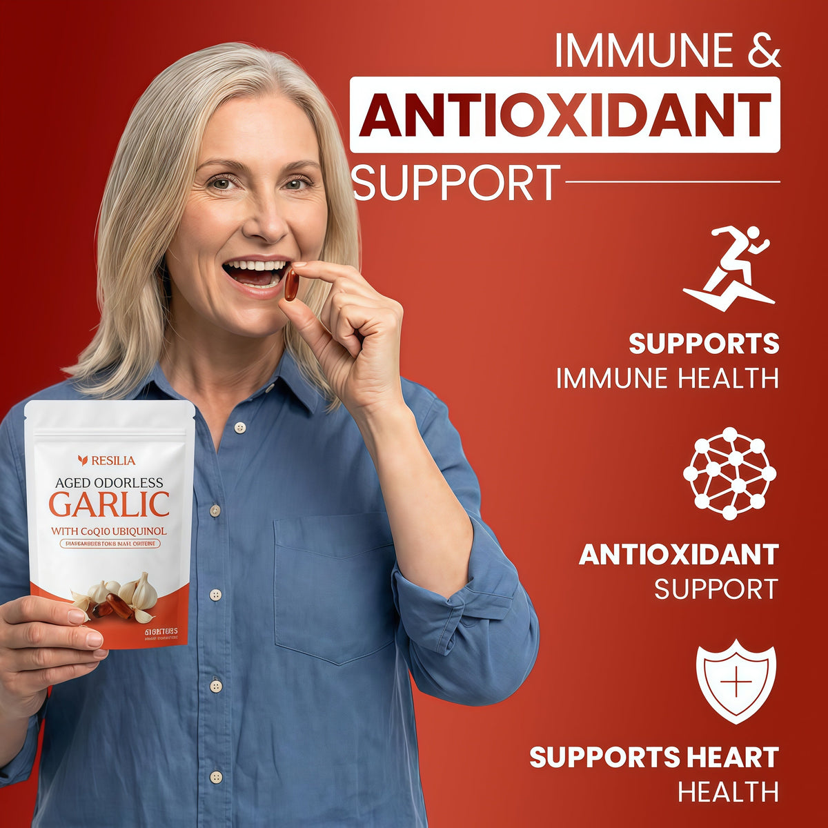 Resilia Aged Odorless Garlic